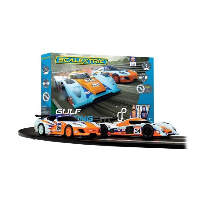 Pista masinute Gulf Racing 484 cm traseu masinute Gulf LMP vs GT Gulf - SOLSXC1384P