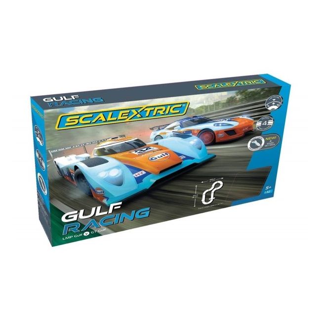 Pista masinute Gulf Racing 484 cm traseu masinute Gulf LMP vs GT Gulf - SOLSXC1384P