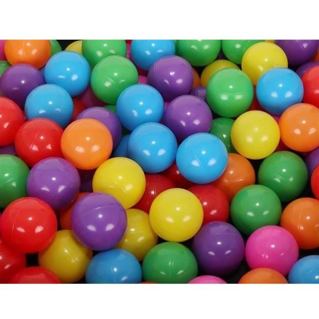 Set 200 Bile din Plastic Colorate, 5 cm Malatec MY2867 BBJMY2867_Multicolor