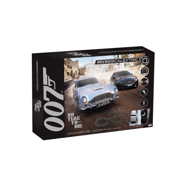 Set pista Micro Scalextric James Bond No Time To Die traseu 408 cm - SOLSXG1161M