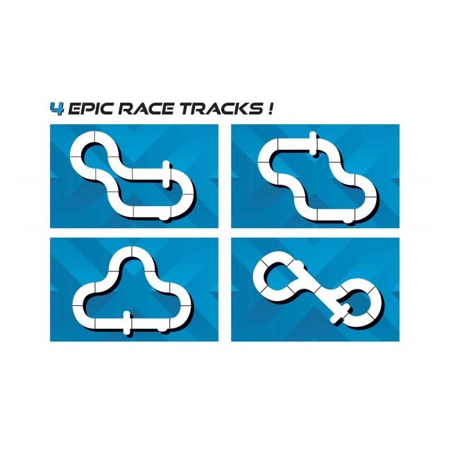 Set pista si masinute Scalextric Ginetta Racers traseu pista 484 cm - SOLSXC1412P