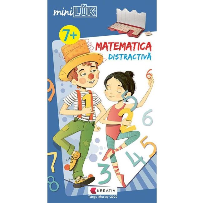 Joc educativ LUK, Matematica Distractiva, exercitii distractive de matematica, varsta 7 ani Editura Kreativ EK6147 BBJEK6147_Initiala