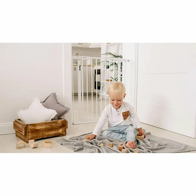 Lionelo - Poarta siguranta Truus Slim LED, Grey BYNLO-TRUUS_SLIM_LED_GREY