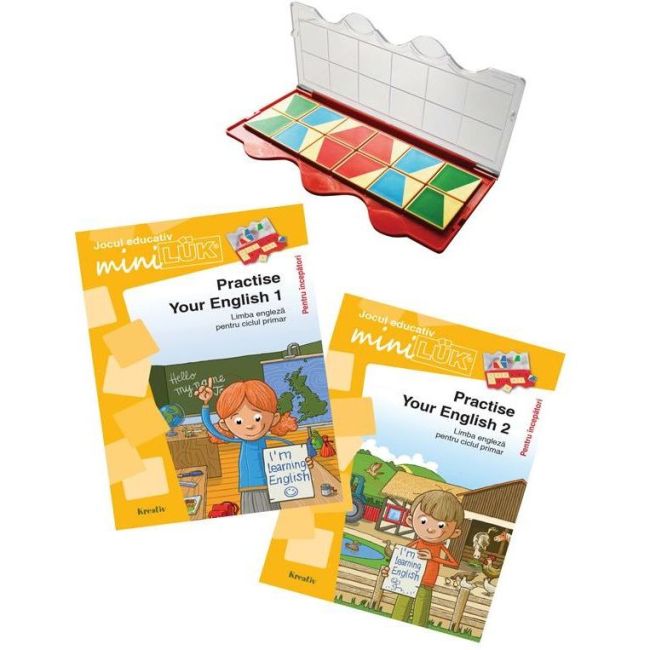 Set joc educativ LUK, varsta 5 ani, Limba engleza pentru incepatori Editura Kreativ EK5838 BBJEK5838_Initiala