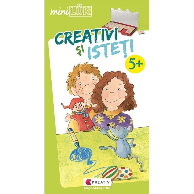 Set joc educativ LUK, varsta 5 ani, Matematica, limba romana, logica si creativitate Editura Kreativ EK6151 BBJEK6151_Initiala