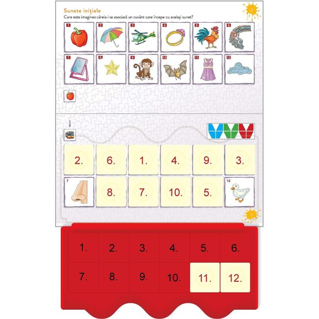 Set joc educativ LUK, varsta 5 ani, Matematica, limba romana, logica si creativitate Editura Kreativ EK6151 BBJEK6151_Initiala
