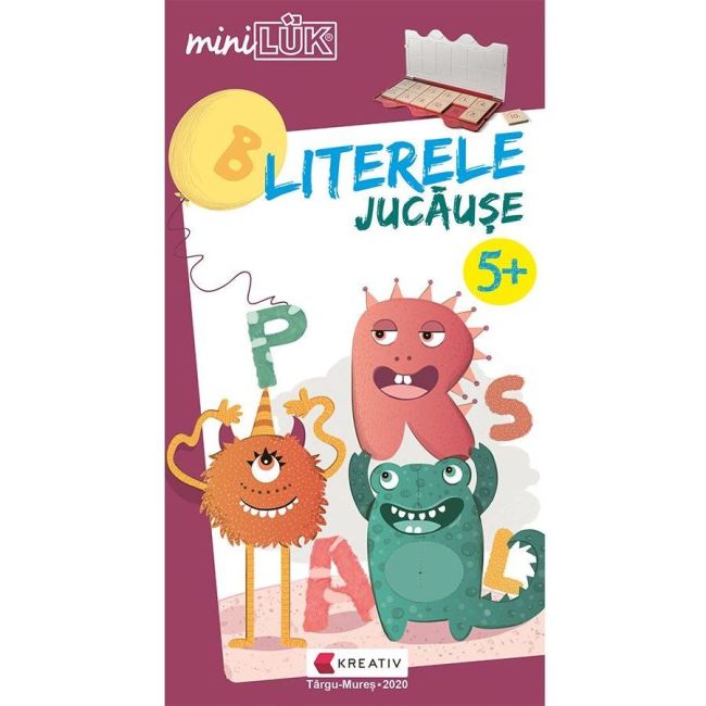 Set joc educativ LUK, varsta 5 ani, Matematica, limba romana, logica si creativitate Editura Kreativ EK6151 BBJEK6151_Initiala