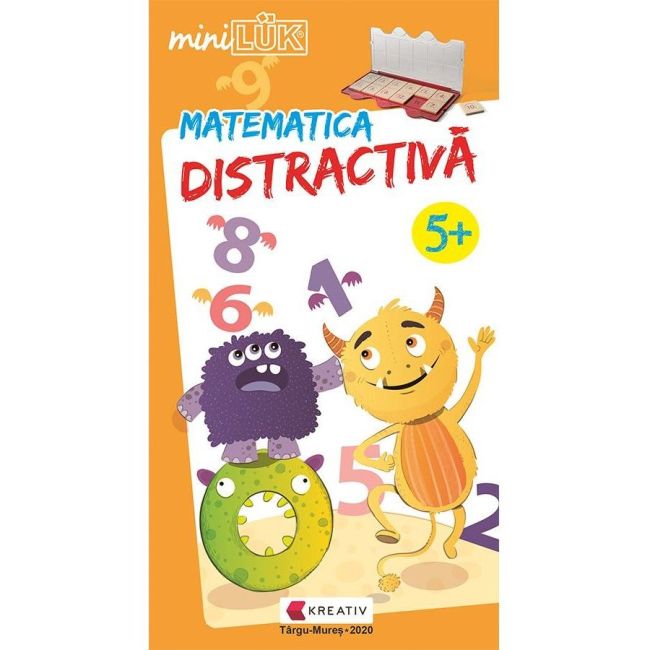 Set joc educativ LUK, varsta 5 ani, Matematica, limba romana, logica si creativitate Editura Kreativ EK6151 BBJEK6151_Initiala