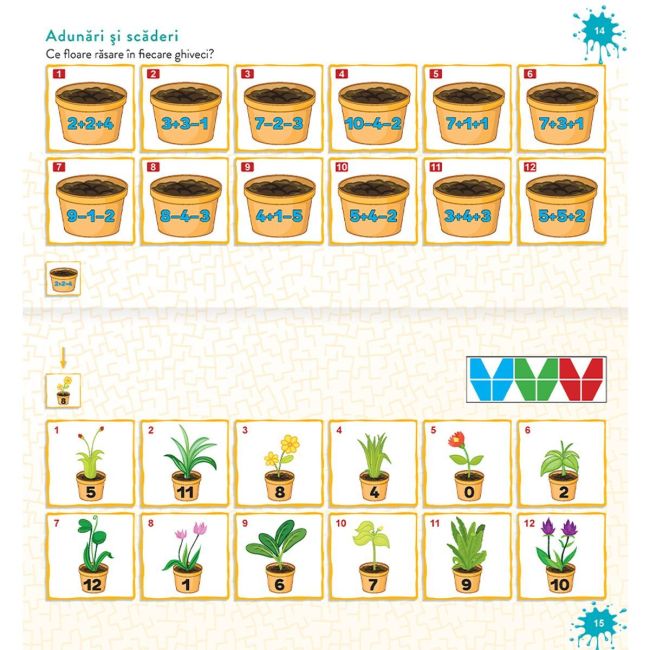 Set joc educativ LUK, varsta 5 ani, Matematica, limba romana, logica si creativitate Editura Kreativ EK6151 BBJEK6151_Initiala