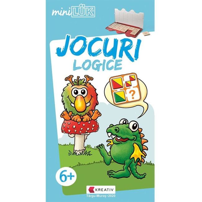 Set joc educativ LUK, varsta 6 ani, Matematica, limba romana, logica si creativitate Editura Kreativ EK6152 BBJEK6152_Initiala