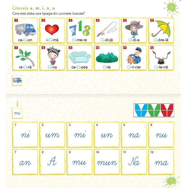 Set joc educativ LUK, varsta 6 ani, Matematica, limba romana, logica si creativitate Editura Kreativ EK6152 BBJEK6152_Initiala