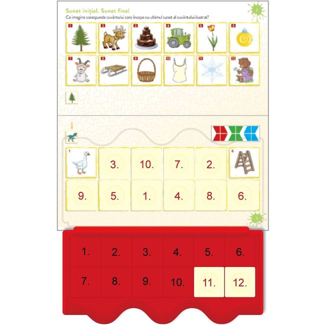 Set joc educativ LUK, varsta 6 ani, Matematica, limba romana, logica si creativitate Editura Kreativ EK6152 BBJEK6152_Initiala