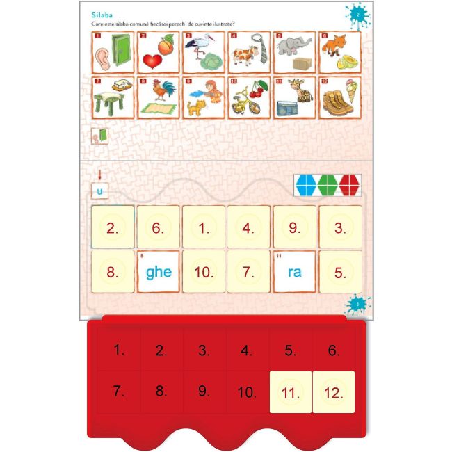 Set joc educativ LUK, varsta 7 ani, Matematica si limba romana Editura Kreativ EK6153 BBJEK6153_Initiala