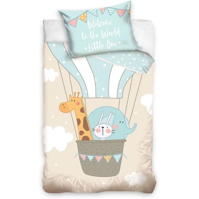 Set lenjerie pat copii Animals Little One 100x135 + 40x60 SunCity CBX203007BABY BBJCBX203007BABY_Initiala