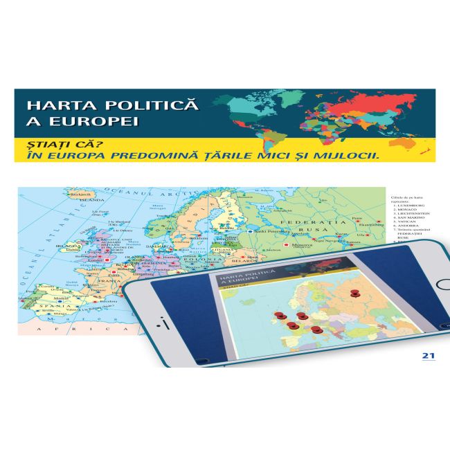 Atlas geografic scolar. cunoasterea terrei prin realitatea augmentata