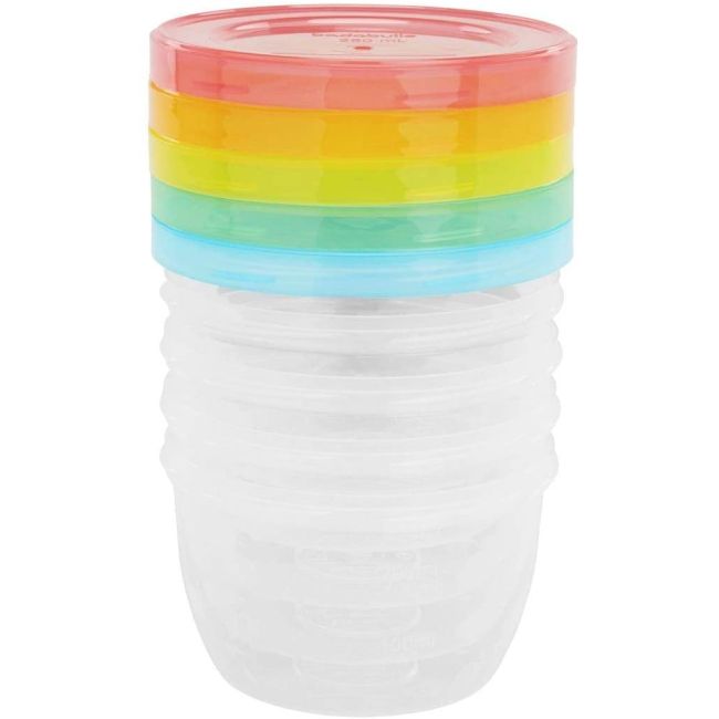 Badabulle - Set 5 recipiente etanse pentru pastrarea hranei BBBB004304