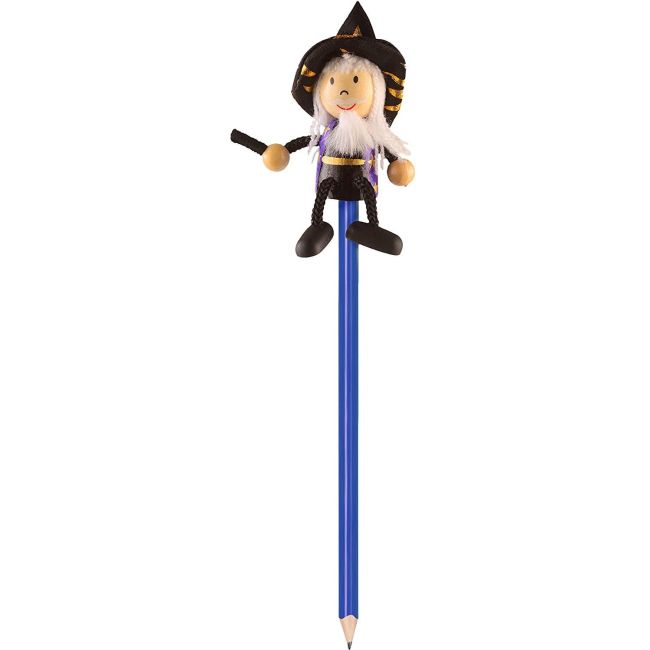 Creion cu figurina lemn Vrajitor  Fiesta Crafts FCP-5006 BBJFCP-5006_Initiala