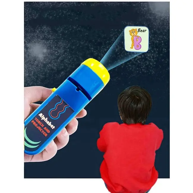 Lanterna proiector cu 3 diapozitive Alfabet Bambinice BN016 BBJBN016_Initiala