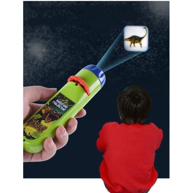 Lanterna proiector cu 3 diapozitive Dino Bambinice BN015 BBJBN015_Initiala