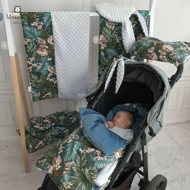 MimiNu - Sac de iarna universal, pentru carucior, scaun auto, saniuta, Forest friends Beige/Velvet Grey BYN6426972005302