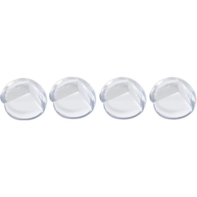 Set 4 aparatori din silicon pentru colturi Iso Trade MY6698 BBJMY6698_Transparent