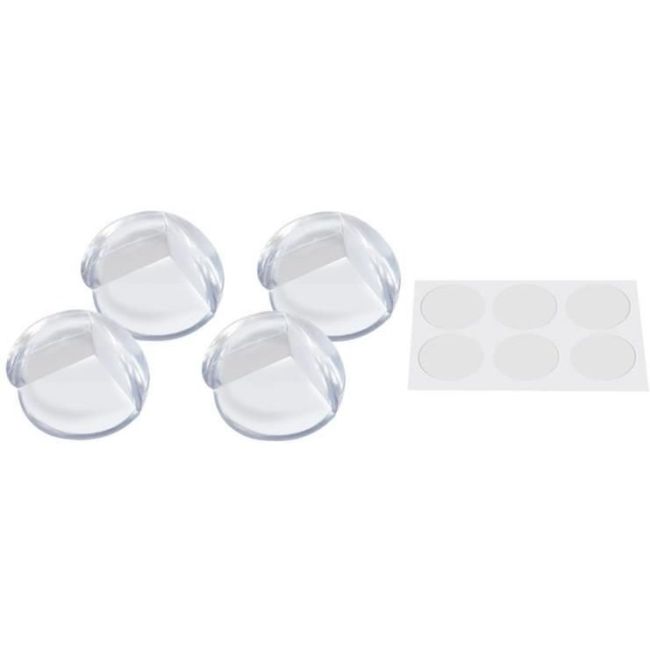 Set 4 aparatori din silicon pentru colturi Iso Trade MY6698 BBJMY6698_Transparent