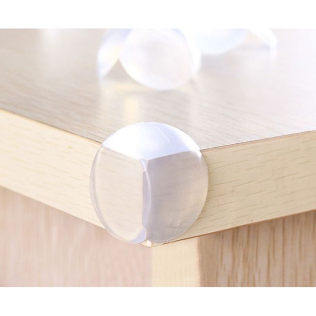 Set 4 aparatori din silicon pentru colturi Iso Trade MY6698 BBJMY6698_Transparent