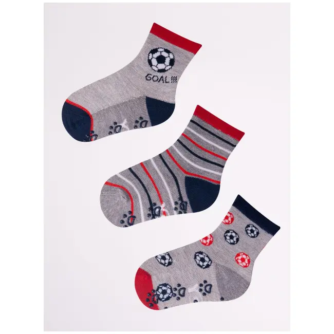 Set de trei perechi de sosete antiderapante - Modele Diverse SKC-3PAK-ABS