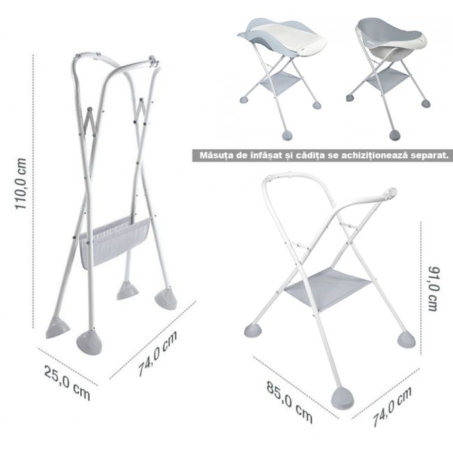Suport cu Picioare Cadita Camele'o - Light Mist ERFB920368