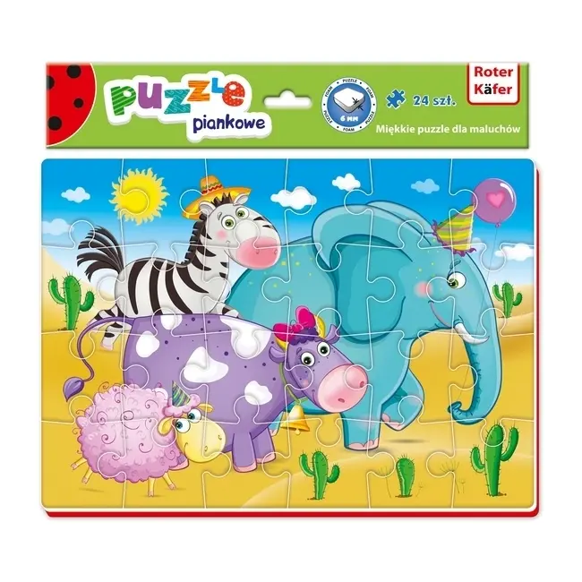 Puzzle Animals 24 piese Roter Kafer RK1201-02 BBJRK1201-02_Initiala