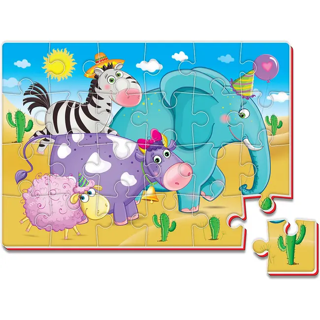 Puzzle Animals 24 piese Roter Kafer RK1201-02 BBJRK1201-02_Initiala