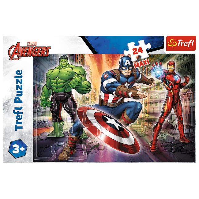 PUZZLE TREFL 24 MAXI EROI AVENGERS VIV14321