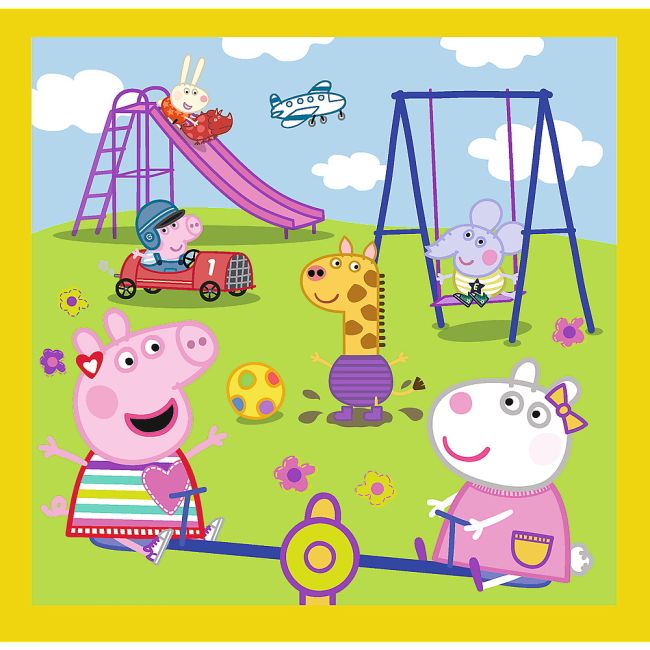 PUZZLE TREFL 3IN1 PEPPA PIG O ZI ANIVERSARA VIV34849