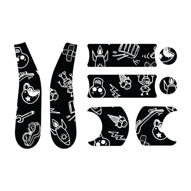 Set Stickere Liki Trike B&W Cool Sketch ERFSP555-99-022-000