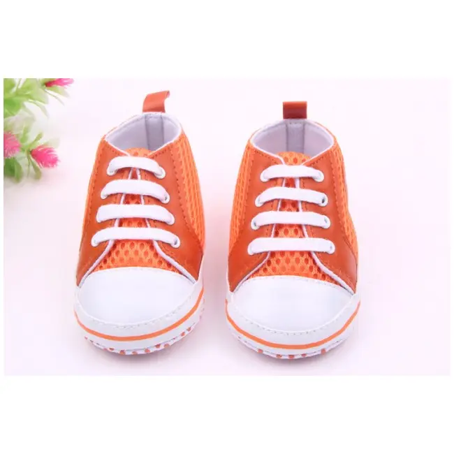 Tenisi orange - White dog - MD1647-1-rn.3-6 luni