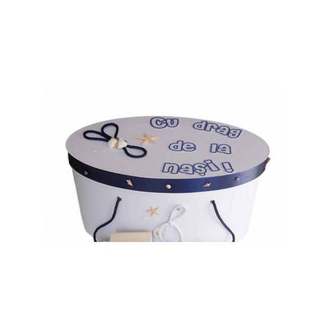 Personalizare suplimentara pentru cutia de trusou pentru botez - litere aplicate pe cutia de trusou