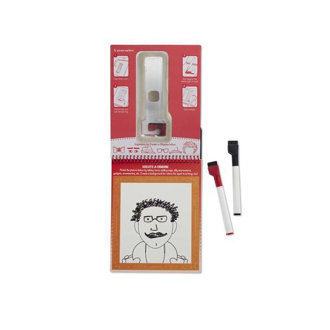 Carnet reutilizabil cu activitati si jocuri Spionaj-Melissa And Doug - OKEmd30170