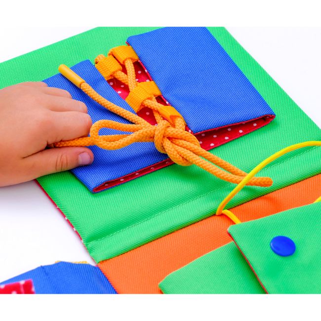 Joc de indemanare Carte Senzoriala Busy Board  Roter Kafer RZ2001-02 BBJRZ2001-02_Initiala