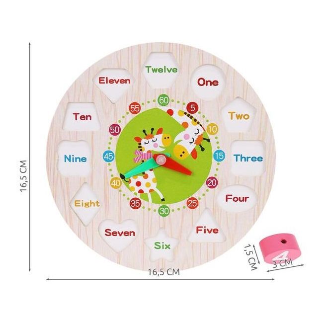 Puzzle din lemn Ceas Iso Trade MY17518 BBJMY17518_Initiala