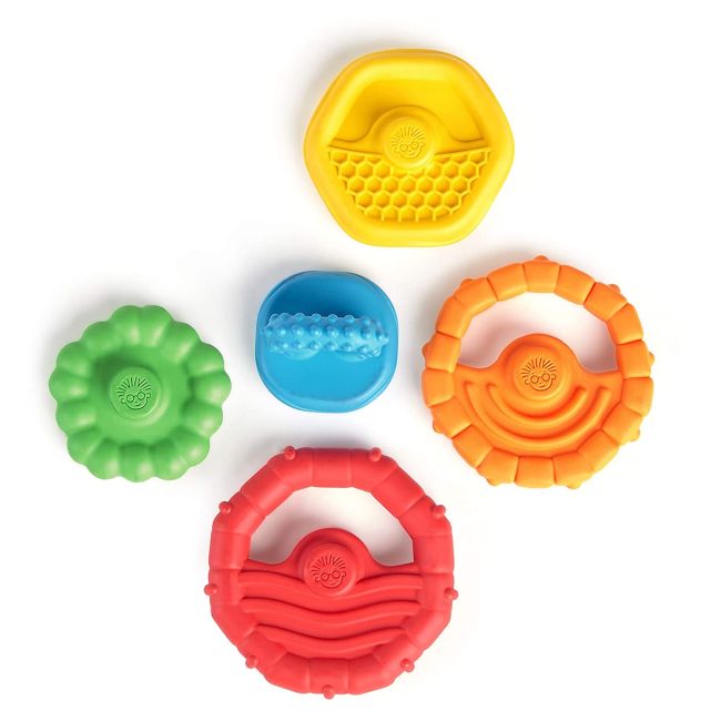 Baby Einstein - Jucarie multisenzoriala si de dentitie Stacking Teether BBB12356