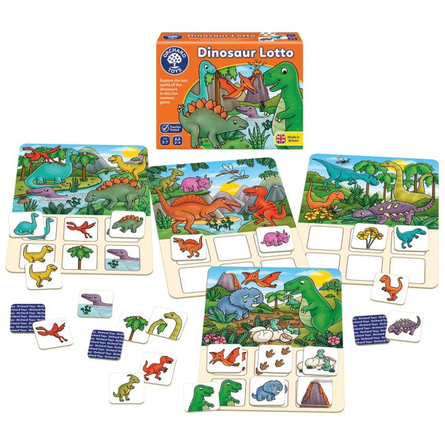 Joc educativ Dinozaur DINOSAUR LOTTO - OR036
