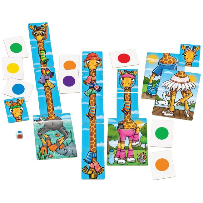 Joc educativ Girafe cu Fular GIRAFFES IN SCARVES - OR070