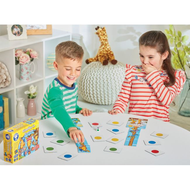 Joc educativ Girafe cu Fular GIRAFFES IN SCARVES - OR070