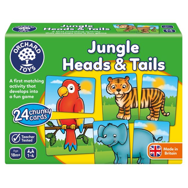 Joc educativ Jungla JUNGLE HEADS & TAILS - OR058