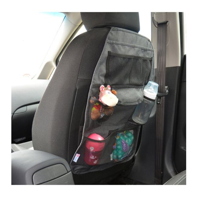 Petite&Mars - Organizator pentru masina 38.5x58 cm, Order, Gri-Negru BYN901371