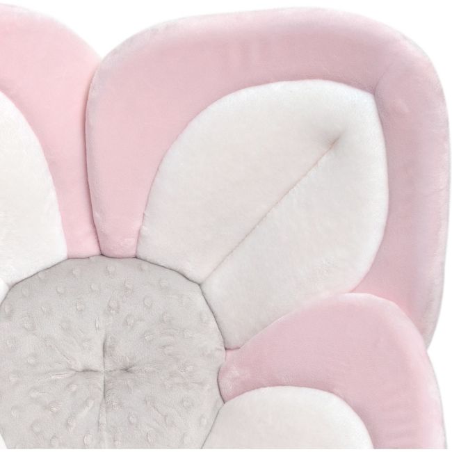 Cadita de plus si salteluta de joaca Lotus BloomingBath BB105L BBJBB105L_Roz Deschis/Alb/Gri