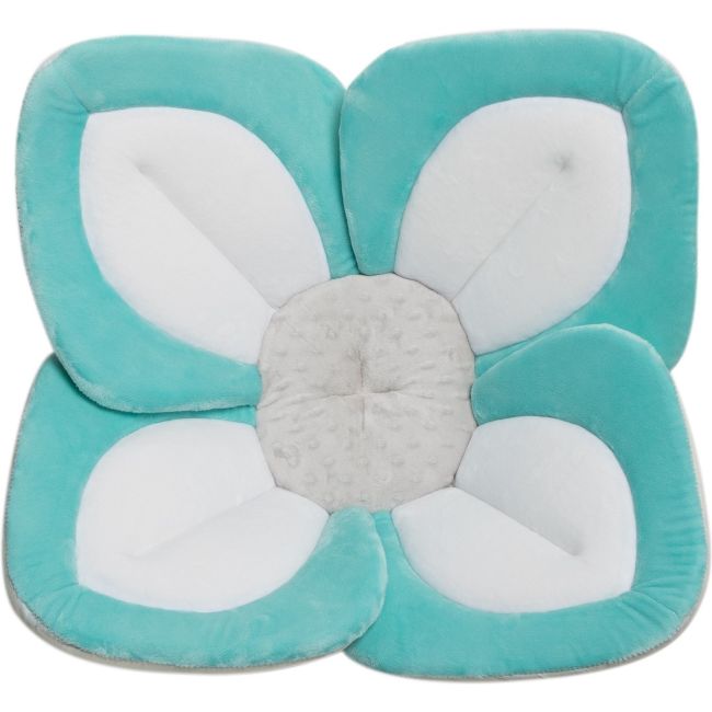 Cadita de plus si salteluta de joaca Lotus BloomingBath BB105L BBJBB105L_Turcoaz/Alb/Gri Deschis