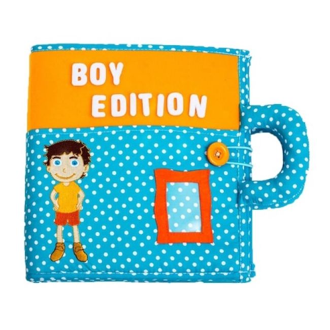 Carticica cu activitati Piqipi - Quiet book Boy Edition - SOLPIQ9497