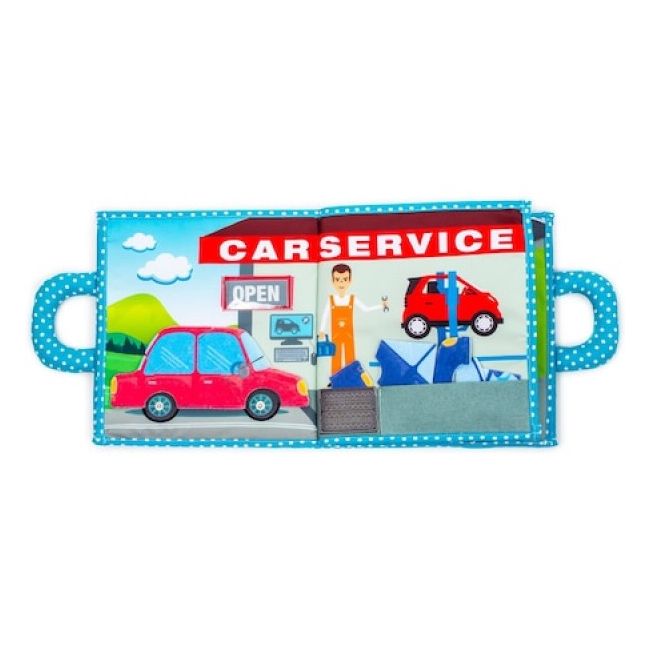 Carticica cu activitati Piqipi - Quiet book Boy Edition - SOLPIQ9497