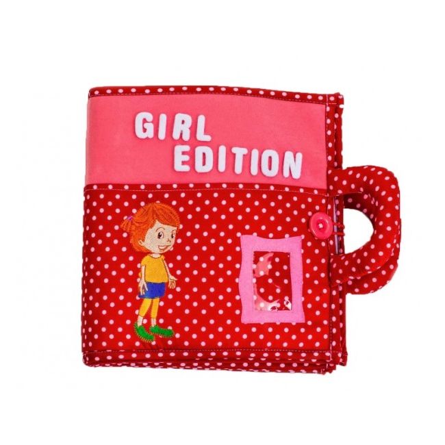 Carticica cu activitati Piqipi - Quiet book Girl Edition - SOLPIQ9498